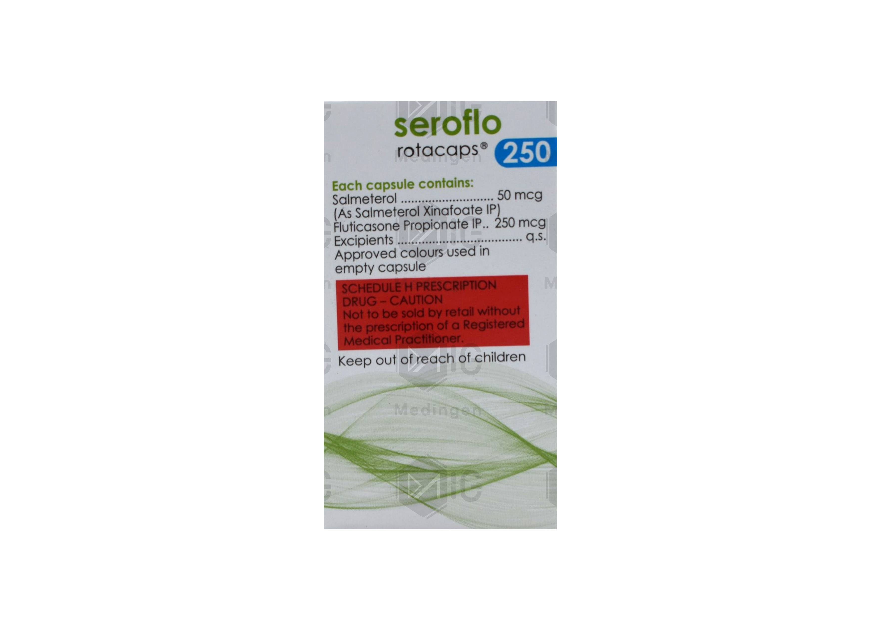 SEROFLO ROTACAPS 250MG